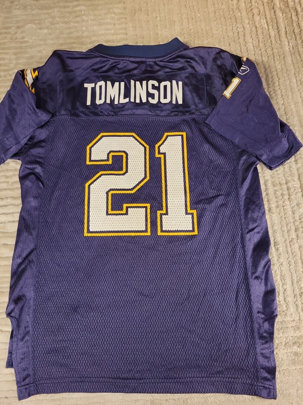 Reebok San Diego Chargers LaDainian Tomlinson Youth Jersey Large 14-16 Football